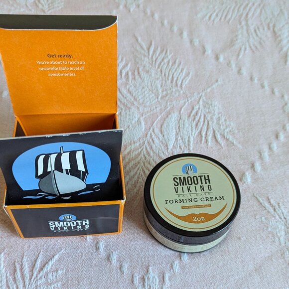 Smooth Viking Forming Cream - High Hold Styling Cream for Men - Picture 1 of 5